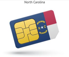 Сим карта США штат Северная Каролина для приема СМС